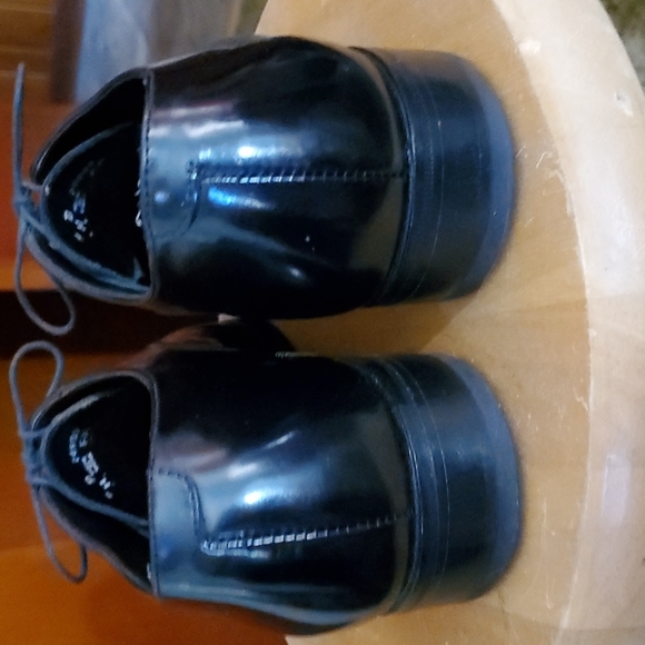 FLORSHEIM Men's Retro Dressy Black Oxford Lace-up Shoes - Toe Cap Style - Sz 9D - Picture 6 of 15